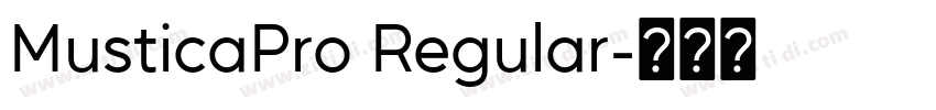 MusticaPro Regular字体转换 MusticaPro Regular字体转换